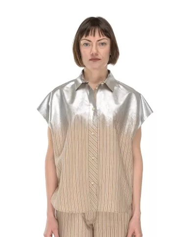 Andriani 8PM Camicia donna over beige D8PM51C137.021