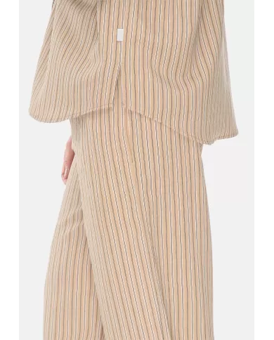 Andriani 8PM Camicia donna over beige D8PM51C137.021
