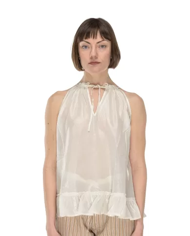 Andriani 8PM Top scollo all'americana Crema D8PM51H83.062