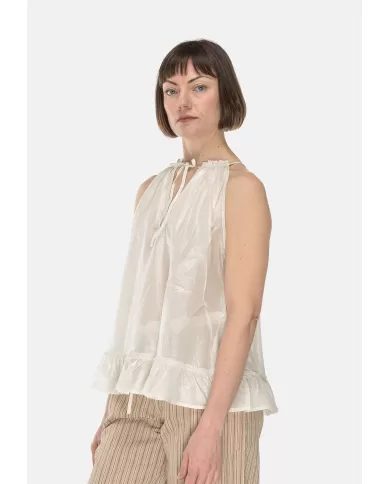 Andriani 8PM Top scollo all'americana Crema D8PM51H83.062