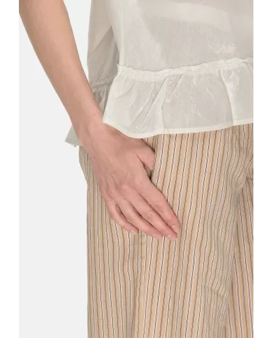 Andriani 8PM Top scollo all'americana Crema D8PM51H83.062