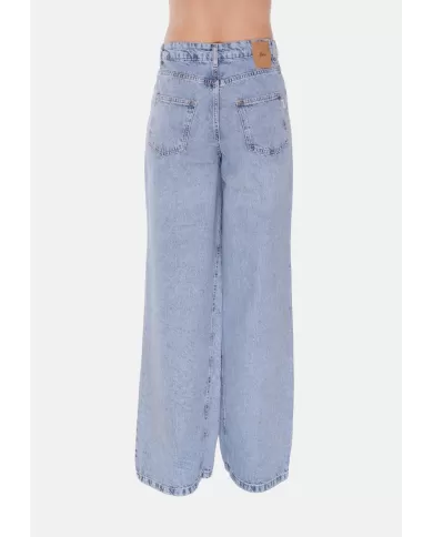 Andriani 8PM Jeans glitter e strass Chiaro D8PM51WP91.158