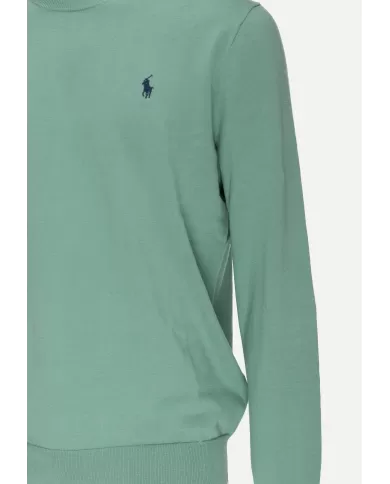Andriani RALPH LAUREN Maglia girocollo uomo in cotone Turquoise/Aqua 710890558.508