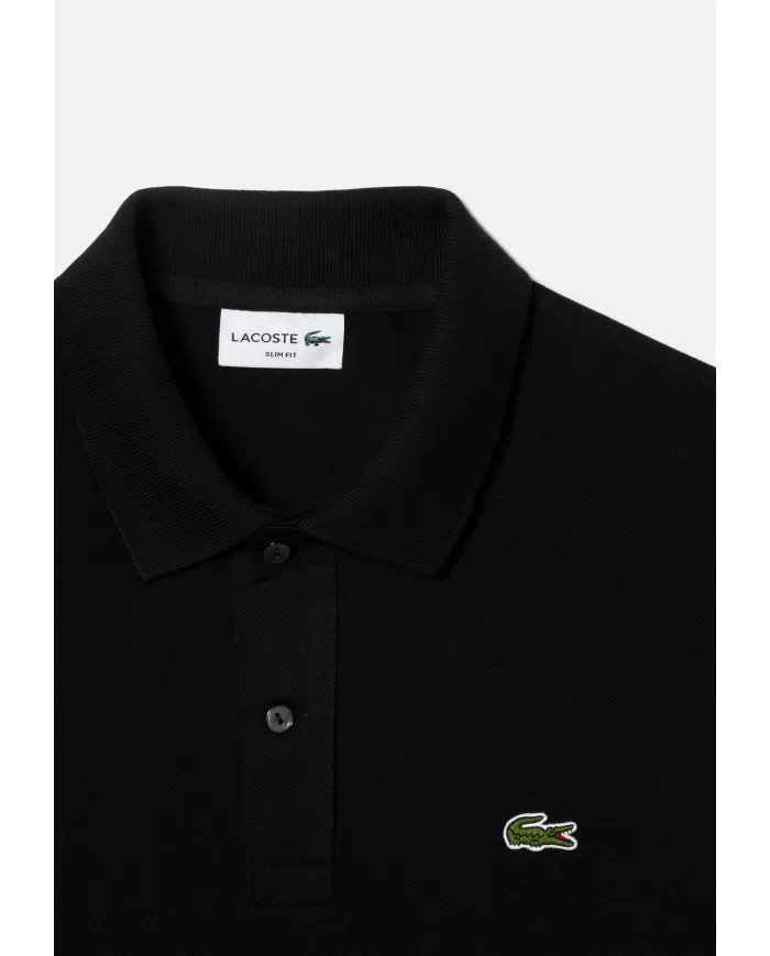 Andriani LACOSTE Polo uomo slim fit in piqué Nera PH4012.031