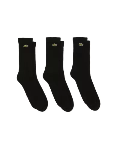 Andriani LACOSTE Calze uomo nere RA4182.8VM