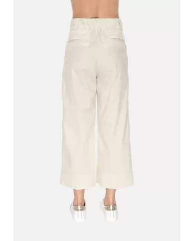 Andriani MYTHS Pantaloni cropped donna bianchi 25D48 606.04