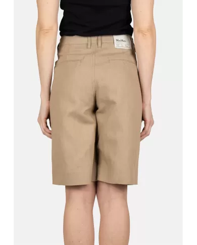 Andriani 'S MAX MARA Bermuda donna lino beige 2519141013600.003
