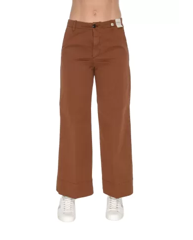 Andriani MYTHS Pantaloni crop donna Cognac 25D41 190-FR.347
