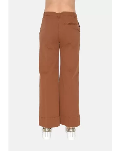 Andriani MYTHS Pantaloni crop donna Cognac 25D41 190-FR.347