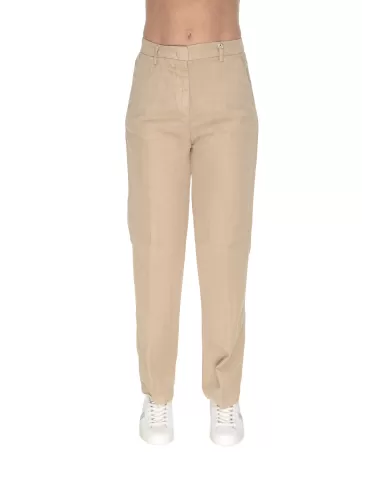 Andriani MYTHS Pantaloni donna misto lino Beige 25D14 80.02