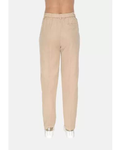 Andriani MYTHS Pantaloni donna misto lino Beige 25D14 80.02