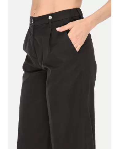 Andriani MYTHS Pantaloni donna cotone nero 25D19 13.997