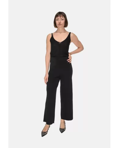 Andriani ALPHA STUDIO Canotta donna a coste Nera AD-2070T.2002