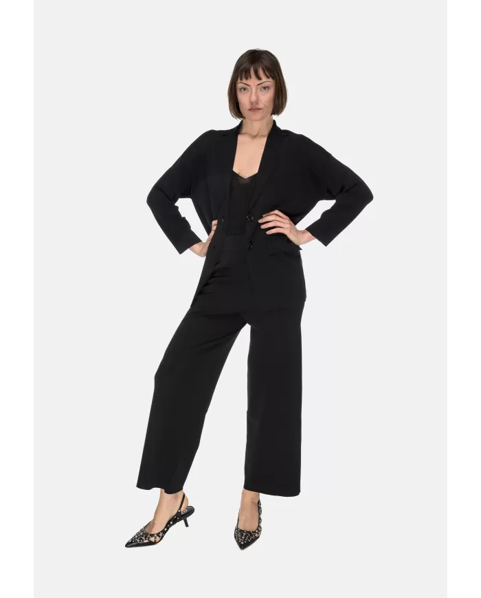 Andriani ALPHA STUDIO Giacca in maglia donna Nera AD-2166N.2002