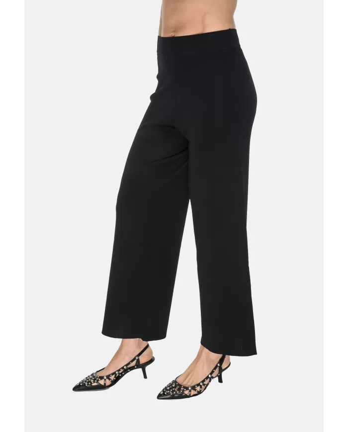 Andriani ALPHA STUDIO Pantaloni in maglia neri AD-2168Q.2002