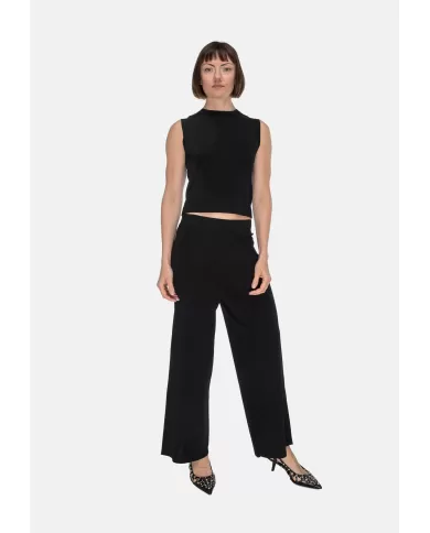 Andriani ALPHA STUDIO Pantaloni in maglia neri AD-2168Q.2002