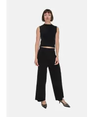 Andriani ALPHA STUDIO Pantaloni in maglia neri AD-2168Q.2002