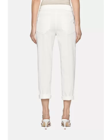 Andriani DONDUP Pantaloni donna KOONS bianchi DP268B GSE068D BM5.002