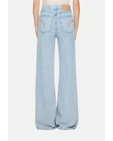 Andriani DONDUP Pantaloni donna Amber denim Chiaro DP619 DF0266D IO5.800