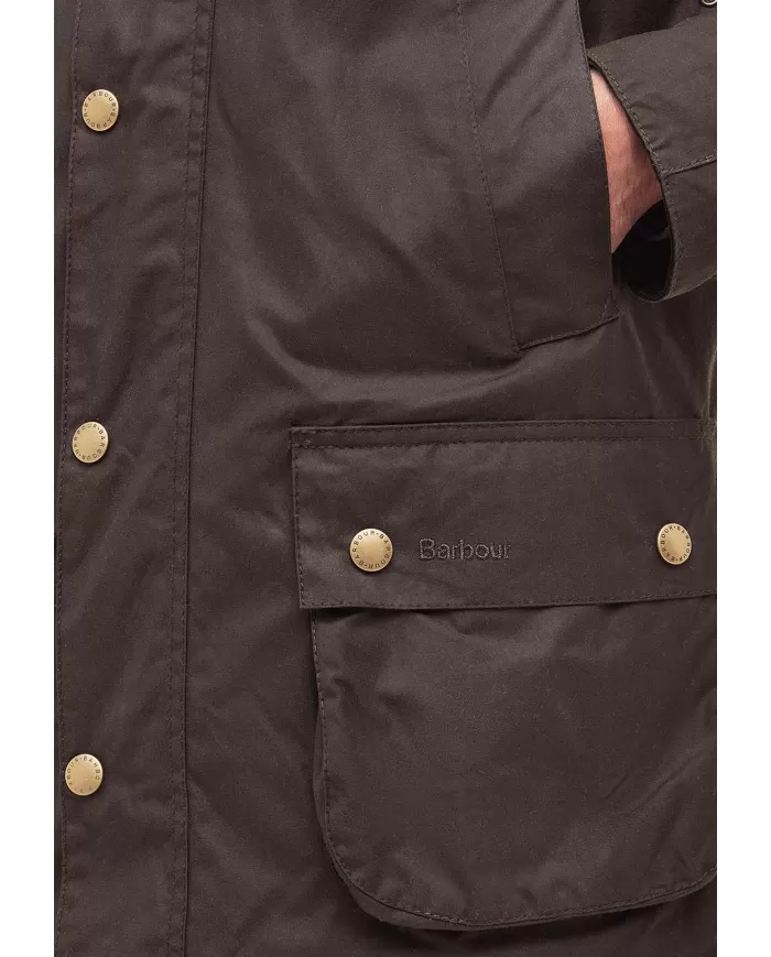 Andriani BARBOUR Giaccone uomo Ashby wax Oliva MWX0339.OL71