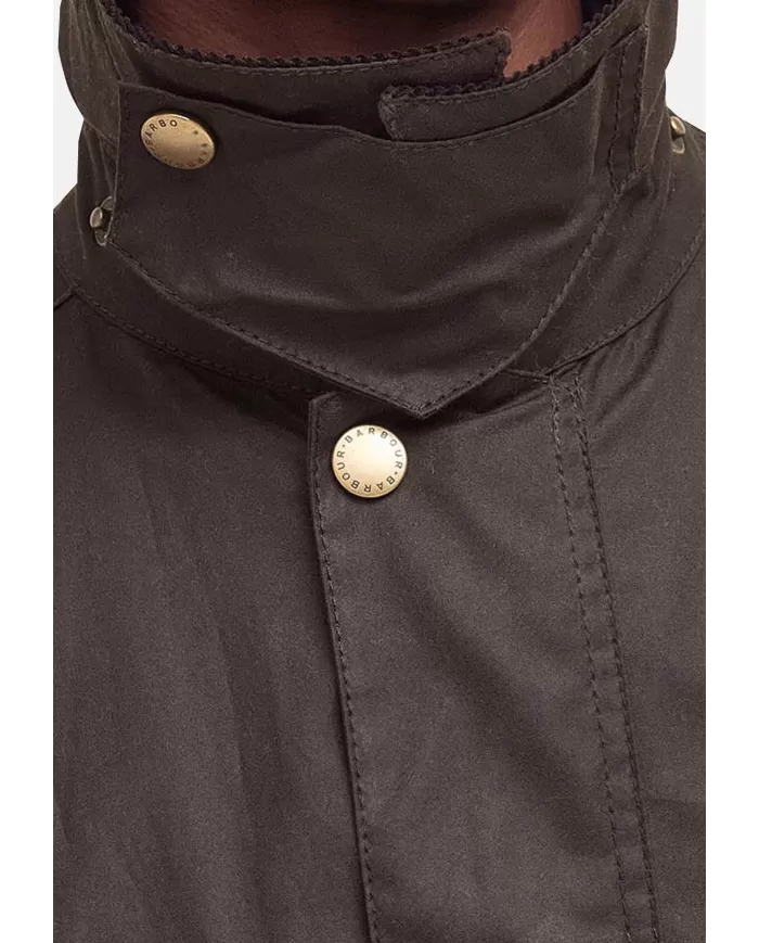 Andriani BARBOUR Giaccone uomo Ashby wax Oliva MWX0339.OL71