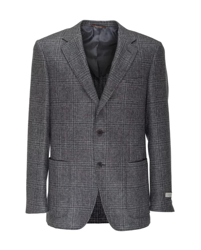 Andriani CANALI Giacca uomo marrone/grigio 22288 CF02799.203