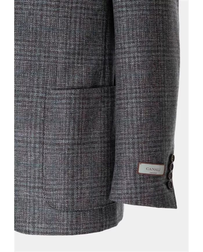 Andriani CANALI Giacca uomo marrone/grigio 22288 CF02799.203