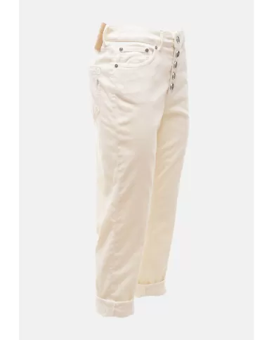 Andriani DONDUP Pantaloni donna Koons velluto Panna DP268B VS0030D BM5.002