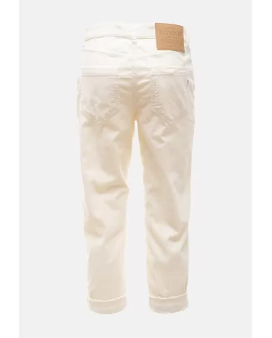 Andriani DONDUP Pantaloni donna Koons velluto Panna DP268B VS0030D BM5.002
