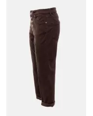 Andriani DONDUP Pantaloni donna Koons velluto marrone DP268B VS0030D BM5.789