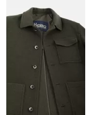 Andriani HERNO Field Jacket uomo in lana Militare FI000138U 33475R.7740