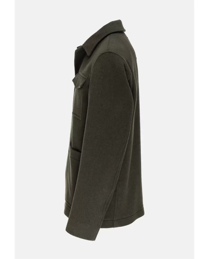 Andriani HERNO Field Jacket uomo in lana Militare FI000138U 33475R.7740