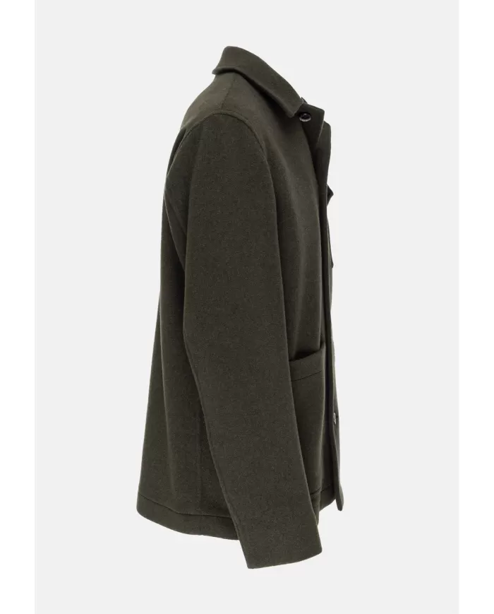 Andriani HERNO Field Jacket uomo in lana Militare FI000138U 33475R.7740