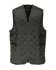 BARBOUR Gilet uomo trapuntato verde