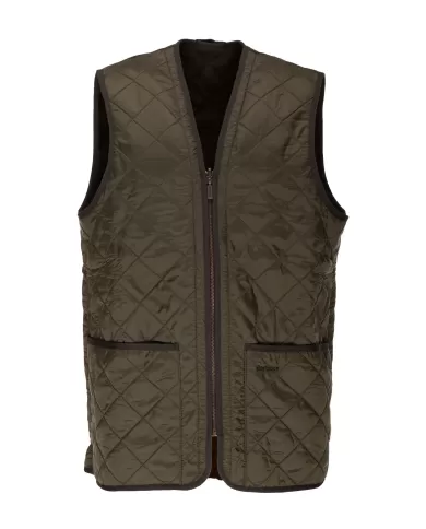 Andriani BARBOUR Gilet uomo trapuntato a rombi OLIVE MLI0002.OL91