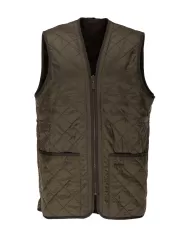 Andriani BARBOUR Gilet uomo trapuntato a rombi OLIVE MLI0002.OL91