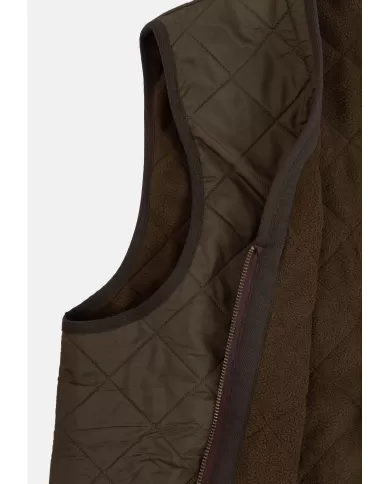 Andriani BARBOUR Gilet uomo trapuntato a rombi OLIVE MLI0002.OL91