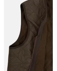 Andriani BARBOUR Gilet uomo trapuntato a rombi OLIVE MLI0002.OL91