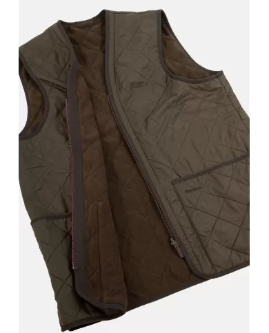 Andriani BARBOUR Gilet uomo trapuntato a rombi OLIVE MLI0002.OL91