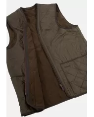 Andriani BARBOUR Gilet uomo trapuntato a rombi OLIVE MLI0002.OL91