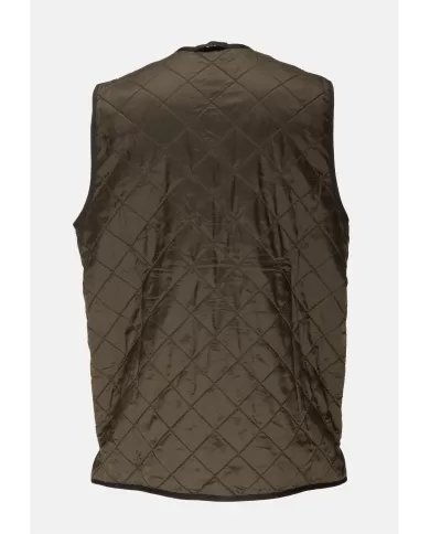 Andriani BARBOUR Gilet uomo trapuntato a rombi OLIVE MLI0002.OL91