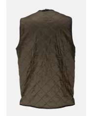 Andriani BARBOUR Gilet uomo trapuntato a rombi OLIVE MLI0002.OL91