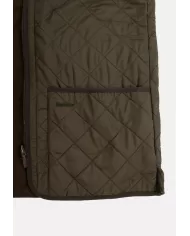 Andriani BARBOUR Gilet uomo trapuntato a rombi OLIVE MLI0002.OL91