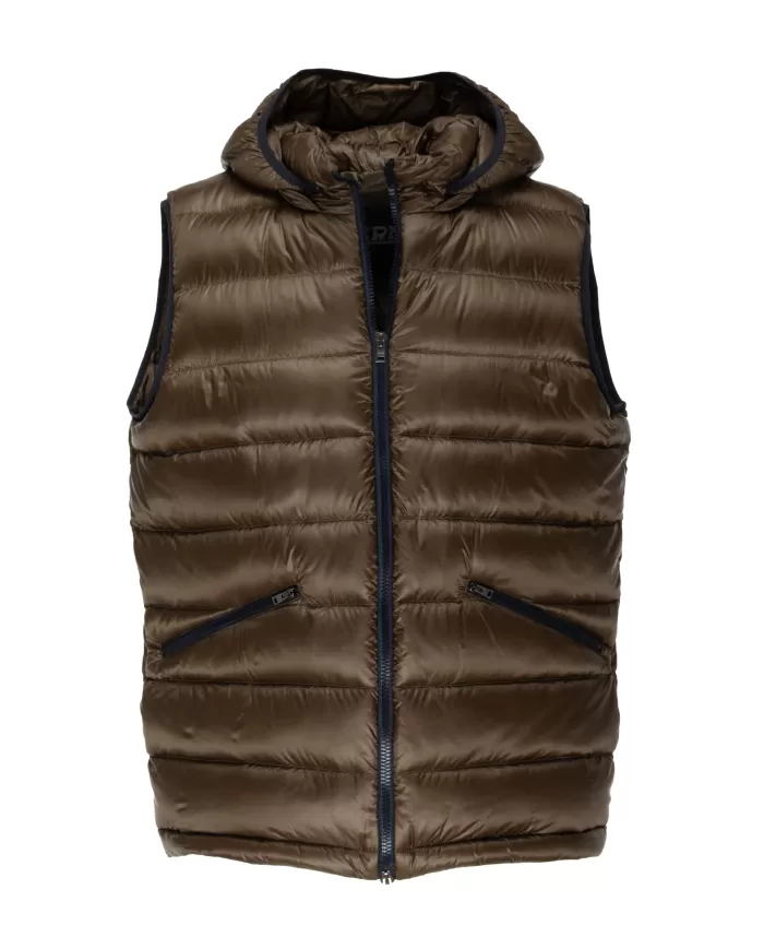 Andriani HERNO Gilet uomo con cappuccio Militare PI001300U 12020Z.7740
