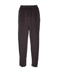 HERNO Pantaloni donna con coulisse marrone