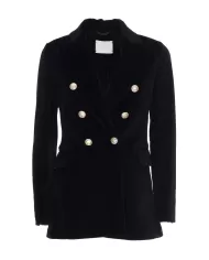 CIRCOLO 1901 Giacca donna velluto nero