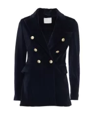 CIRCOLO 1901 Giacca donna velluto Dark Navy