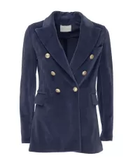 Andriani CIRCOLO 1901 Giacca donna velluto azzurro FD3623.G1082