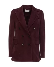 CIRCOLO 1901 Giacca donna velluto a coste bordeaux
