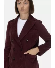 Andriani CIRCOLO 1901 Giacca donna velluto a coste bordeaux FD3636.1043